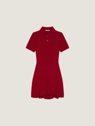 Robe polo en laine et cachemire Robe polo en laine et cachemire