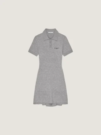 Robe polo en laine et cachemire Robe polo en laine et cachemire