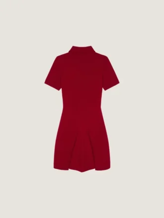 Robe polo en laine et cachemire Robe polo en laine et cachemire