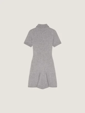 Robe polo en laine et cachemire Robe polo en laine et cachemire