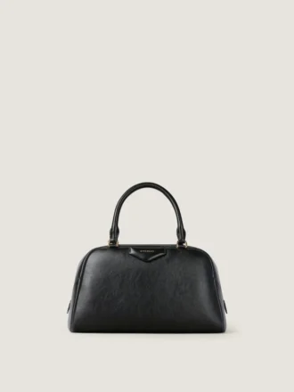 Sac bowling Antigona East-West en cuir grainé