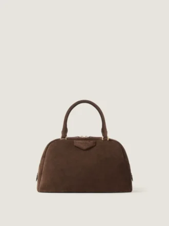 Sac bowling Antigona East-West en daim