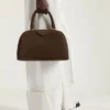 Sac bowling Antigona East-West en daim