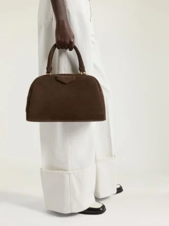 Sac bowling Antigona East-West en daim
