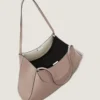 Sac cabas moyen à facettes en cuir grainé Sac cabas moyen à facettes en cuir grainé