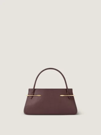 Sac Pinch moyen en cuir grainé