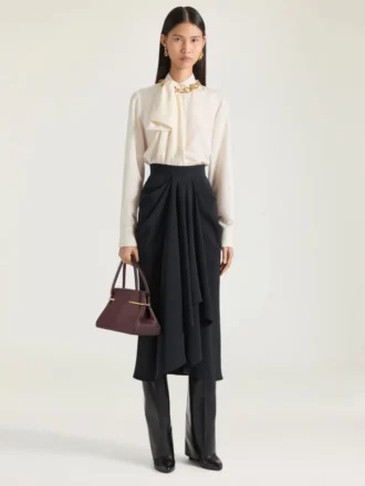Sac Pinch moyen en cuir grainé