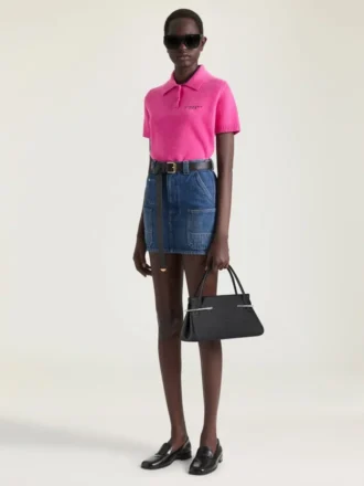 Sac Pinch moyen en cuir grainé