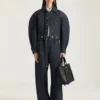 Sac Snatch moyen en cuir grainé Sac Snatch moyen en cuir grainé