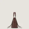 Sac Snatch moyen en cuir grainé Sac Snatch moyen en cuir grainé