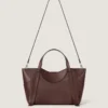 Sac Snatch moyen en cuir grainé Sac Snatch moyen en cuir grainé