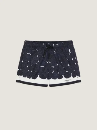 Short de bain à imprimé floral