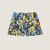 Short en viscose à imprimé floral Short en viscose à imprimé floral