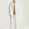 Surchemise Couture en denim blanc Surchemise Couture en denim blanc
