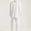 Surchemise Couture en denim blanc Surchemise Couture en denim blanc