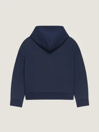 Sweat à capuche zippé en scuba