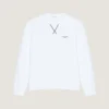 Sweat-shirt en molleton avec coutures couture et inscription « Givenchy Paris » Sweat-shirt en molleton avec coutures couture et inscription « Givenchy Paris »