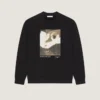 Sweat-shirt en molleton avec imprimé surréaliste Sweat-shirt en molleton avec imprimé surréaliste