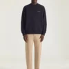 Sweat-shirt en molleton avec motif Givenchy Paris en gros-grain Sweat-shirt en molleton avec motif Givenchy Paris en gros-grain