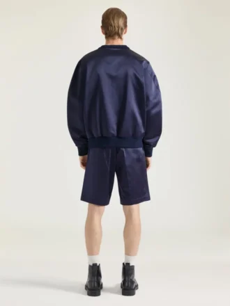 Sweat-shirt en satin avec broderie Givenchy Paris