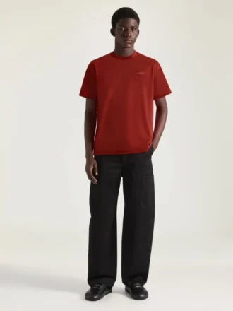 T-shirt en coton avec gros-grain Givenchy Paris