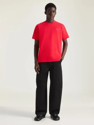 T-shirt en coton avec gros-grain Givenchy Paris