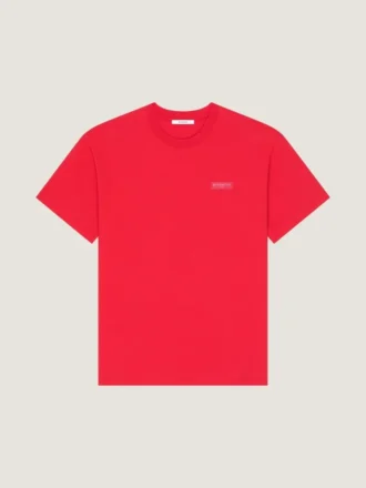T-shirt en coton avec gros-grain Givenchy Paris