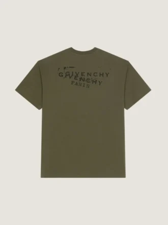 T-shirt en coton avec imprimé Givenchy