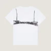 T-shirt en coton avec imprimé soutien-gorge découpé T-shirt en coton avec imprimé soutien-gorge découpé