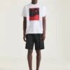T-shirt en coton avec imprimé surréaliste T-shirt en coton avec imprimé surréaliste