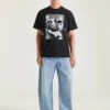 T-shirt en coton avec imprimé surréaliste T-shirt en coton avec imprimé surréaliste