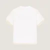 T-shirt en coton et organza avec imprimé surréaliste T-shirt en coton et organza avec imprimé surréaliste