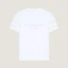 T-shirt en maille de coton avec jacquard Givenchy Paris T-shirt en maille de coton avec jacquard Givenchy Paris