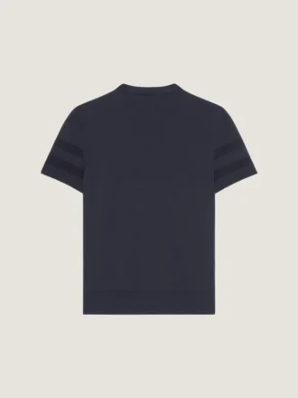 T-shirt en maille de coton avec jacquard Givenchy Paris