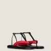 Tongs bicolores Boudoir en cuir nappa Tongs bicolores Boudoir en cuir nappa