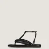 Tongs bicolores Boudoir en cuir nappa Tongs bicolores Boudoir en cuir nappa