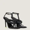 Tongs à talons bicolores Boudoir en cuir nappa Tongs à talons bicolores Boudoir en cuir nappa