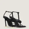 Tongs à talons bicolores Boudoir en cuir nappa Tongs à talons bicolores Boudoir en cuir nappa