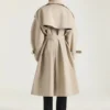Trench-coat couture à coutures apparentes en coton Trench-coat couture à coutures apparentes en coton