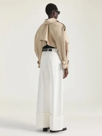 Trench court en coton