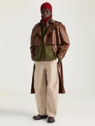 Trench en cuir