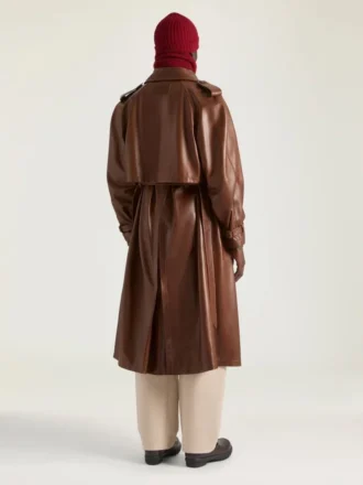 Trench en cuir