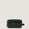 Trousse de toilette U Backpack en cuir grainé