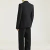 Veste ajustée à simple boutonnage en laine Veste ajustée à simple boutonnage en laine