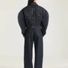 Veste cocon à porter à l’envers en denim brut Veste cocon à porter à l’envers en denim brut