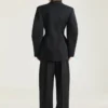Veste cocon à simple boutonnage en laine