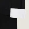 Veste cocon à simple boutonnage en laine et mohair Veste cocon à simple boutonnage en laine et mohair