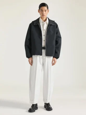 Veste coupe-vent en polyfaille avec broderie du tampon Givenchy Veste coupe-vent en polyfaille avec broderie du tampon Givenchy