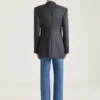 Veste croisée en flanelle Veste croisée en flanelle