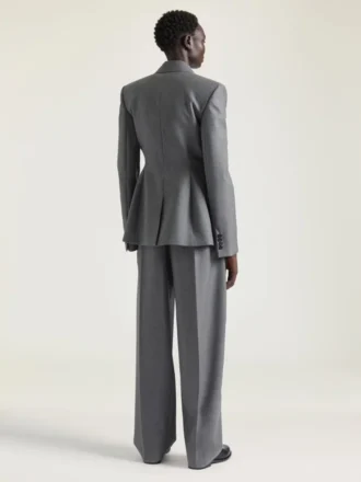 Veste croisée en laine